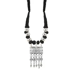 Designer German Silver Necklace for Women and Girls