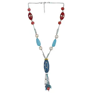 Stone Beads Fashion Silver Necklace