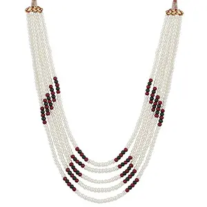 Five Layer Pearl Beads Necklace for Women