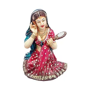 Cultural Rajasthani Traditional Home Decorative Statue Gift Item(H-23 cm)