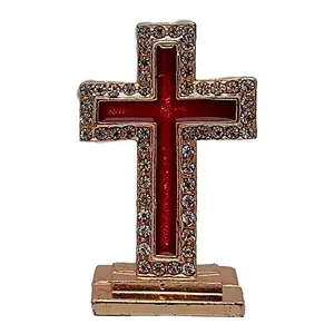 Lord Christ/Catholic Cross Christian Jesus Sign Idol Gift Item (H-4 cm)