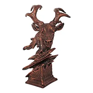 Antique Look Love Sign Deer Statue Showpiece Vastu Decorative Figurine Home Interior Decor Item Table Decoration Idol - Handicraft Animal Figure Antique Gift Items