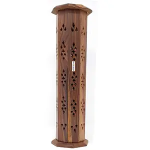 Incense Box Sticks Holder AGARBATI AGARBATTI DHOOP Doop Stand LOBAN Wood Tower