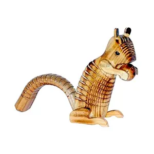 Brown Wooden Squirrel Toy