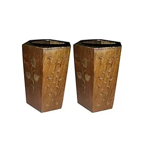 Wooden Pen Stand Pack Of 2