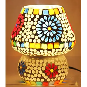 Glass Mosaic Table Lamp Multi Color - G-142