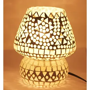 Glass Mosaic Table Lamp Multi Color - G-112