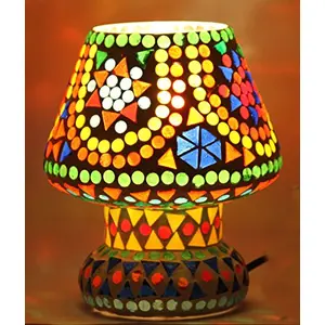 Glass Mosaic Table Lamp Multi Color - G-133