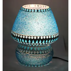 Glass Mosaic Table Lamp Multi Color - G-108
