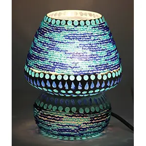 Glass Mosaic Table Lamp Multi Color - G-106
