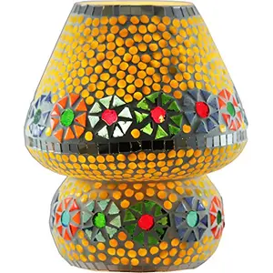 Glass Mosaic Table Lamp Multi Color G-94