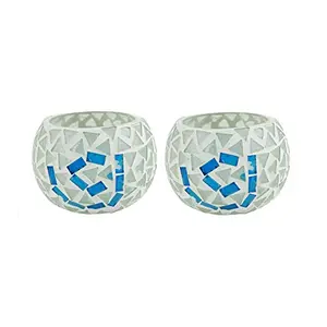 Glass Mosaic Candle Votive VOT-33X33-3inch (Pack of 2)