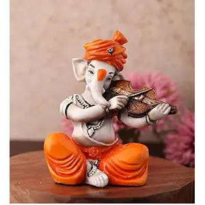 India Polyresine Ganesha Playing Guitar