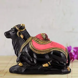India Handcrafted Nandi Murti Figurine for Home Dcor | Nandi Idol Statue for Puja