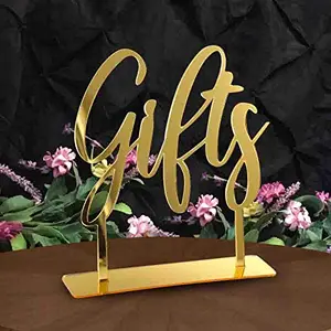 India Customized Laser Cut Acrylic Sign Acrylic Cards and Gifts Table Sign Freestanding Calligraphy Personalized Laser Cut Signs Custom