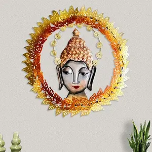 India Antique Handcrafted Buddha Face Wall Hanging for Home Decoration | Home Decorative Wall Hanging | Wall Hanging for Home