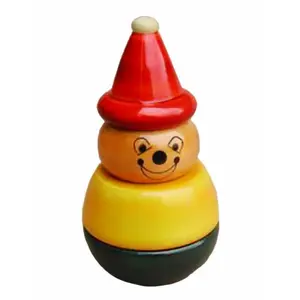 Aaba (Yellow) - Wooden Stacking Toy