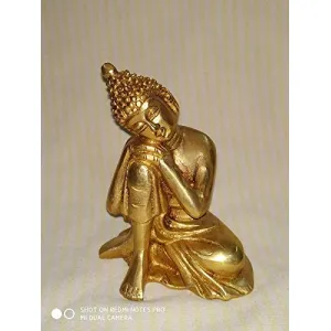Offering Golden Thinking Lord Buddha Showpiece