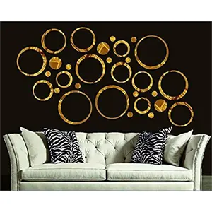 Rings and Dots Golden (Pack of 30)
