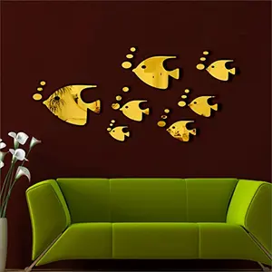Acrylic 3D Butterfly Mirror Wall Sticker - Pack of 10