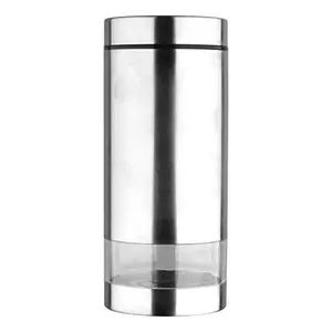 Bergner Tidy Home Stainless Steel Canister 1.15 Liters Silver
