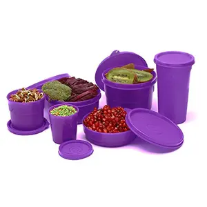 Cello Max Fresh Club Polypropylene Container Set 6-Pieces Color May Vary