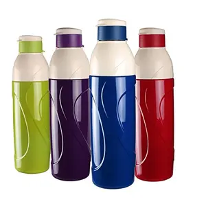 Cello Puro Classic Insulated Water Bottle 900ml Set of 4 Assorted