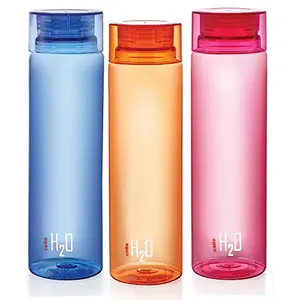 Cello H2O Bottle 1 Litre Set of 3 Colour May Vary