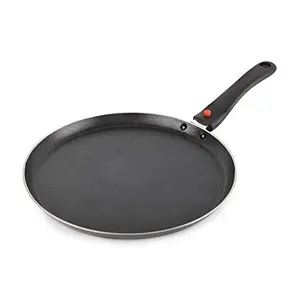 Cello Non Stick Dosa Tawa Induction Base with Detachable Handle 280 mm Hammered Toned