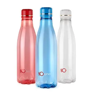 Cello Ozone Premium Edition Safe Plastic Water Bottle 1 Litre Set of 3 Color May Vary