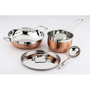 Pigeon Neo Copper Cookware Set 3-Pieces Silver 50278