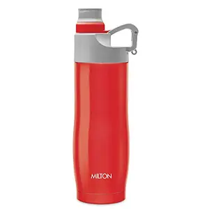 MILTON Alpha 500 Stainless Steel Sports Water Bottle 480ml/89mm Red