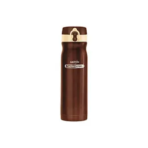 MILTON Thermos Stainless Steel Water Bottle Grace 500 Brown