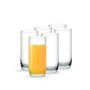 Ocean Top Drink Glass Set 375ml 6-Pieces Transparent