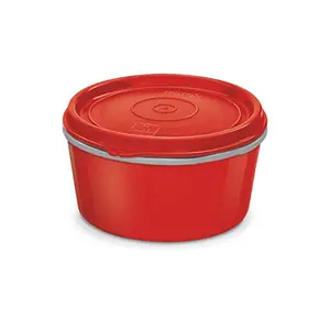 MILTON Microwow Stainless Steel Lunch Container 350ml Red