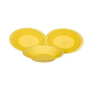 Signoraware Rice N Curd Bowl Set 550ml Set of 3 Lemon Yellow