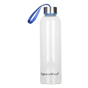 Signoraware Aqua Star Borosilicate glass Bottle 750ml Multicolour Set of 1