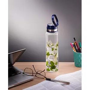 Signoraware Starlite Borosilicate Glass Bottle 1 Liter Set of 1 Transparent