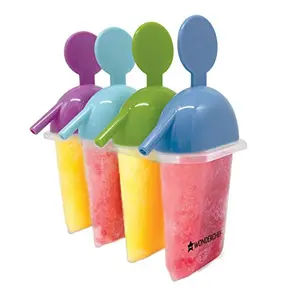 Wonderchef Sippy Plastic Ice-Cream Mould 350 ml Multicolour