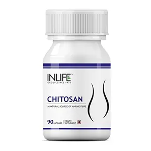 INLIFE Chitosan Supplement 1050 mg per serving - 90 Capsules (Pack of 1)