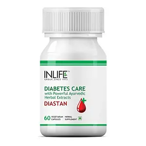 Inlife Diastan Diabetes Care Ayurvedic Supplements - 60 Vegetarian Capsules
