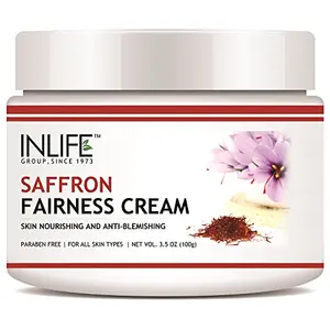 INLIFE Saffron Fairness Cream Paraben Free - 100 g