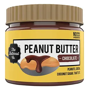 The Butternut Co. Peanut Butter Chocolate 340 gm (No Refined Sugr High Protein 100% Natural)
