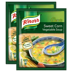 Knorr Classic Sweet Corn Veg Soup 44g (Pack of 2) Promo Pack