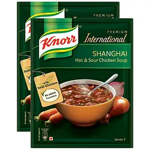 Knorr International Shanghai Chicken Soup Hot and Sour 38g (Pack of 2) Promo Pack