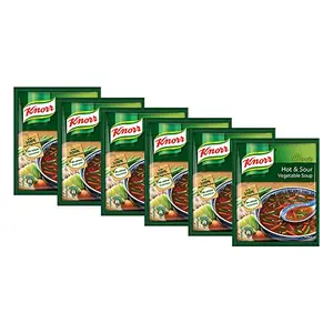 Knorr Chinese Hot and Sour Vegetable Soup 43g (Pack of 6)