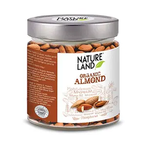 Natureland Organics Almonds 250 Gm Healthy Organic Dry Fruits