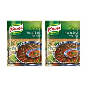 Knorr Chinese Hot and Sour Veg Soup 43g (Pack of 2)