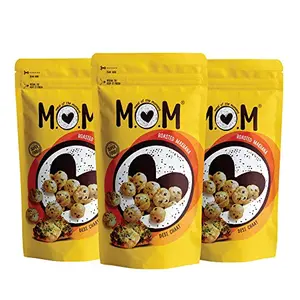 MOM - MEAL OF THE MOMENT Desi Chaat Makhana (Pack of 3 65g Each)