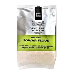 Organic Jowar Flour ( Sorghum ) 500 GM (17.64 OZ)
